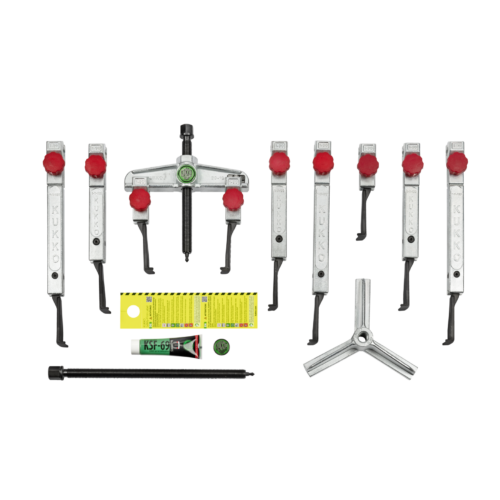 K-2030-10+S Universal 2-jaw and 3-jaw puller set with narrow, quick-adjusting pulling jaws - Image 2