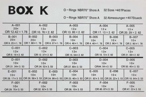 BOX K NBR70 (407tk; 12,42-47,22mm; art.40920) - Image 2